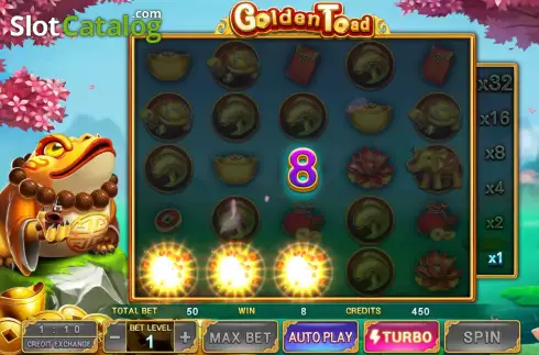 Οθόνη3. Golden Toad (Bbin) Κουλοχέρης