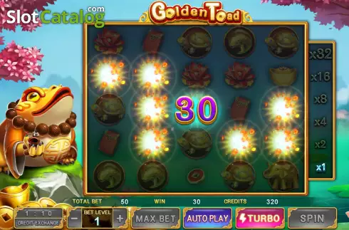 Οθόνη4. Golden Toad (Bbin) Κουλοχέρης