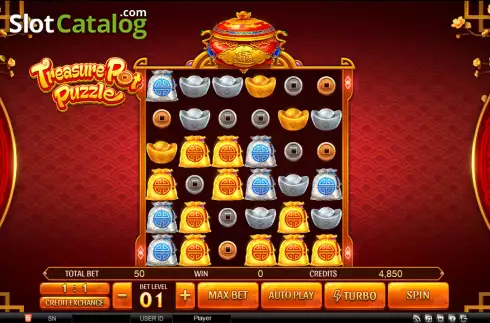 Οθόνη2. Treasure Pot Puzzle Κουλοχέρης