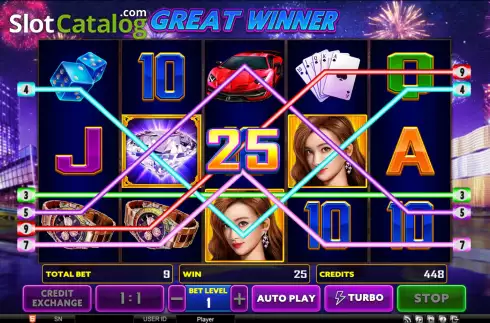 Οθόνη4. Great Winner Κουλοχέρης 