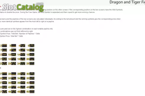 Οθόνη5. Dragon and Tiger Fighting Κουλοχέρης