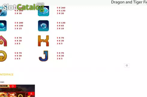 Οθόνη9. Dragon and Tiger Fighting Κουλοχέρης