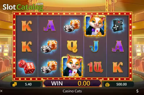 Οθόνη2. Casino Cats Κουλοχέρης
