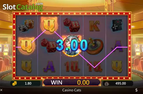 Οθόνη3. Casino Cats Κουλοχέρης