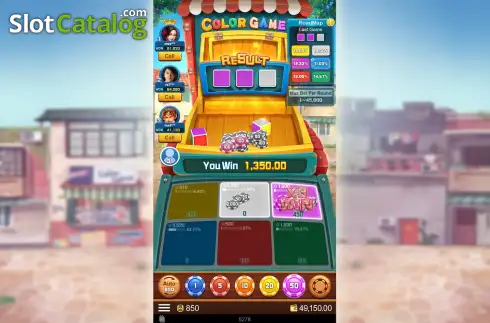 Οθόνη5. Color Game (Bbin) Κουλοχέρης