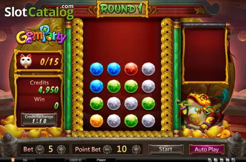 Οθόνη2. Gem Party (Bbin) Κουλοχέρης