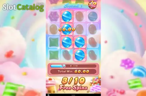 Οθόνη3. Candy Party: Sugar Rush Κουλοχέρης