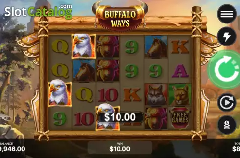 Οθόνη3. Buffalo Ways (Begames) Κουλοχέρης
