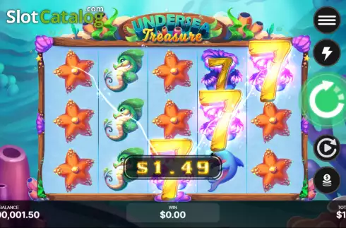 Οθόνη3. Undersea Treasure (Begames) Κουλοχέρης