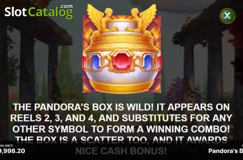 Οθόνη6. Pandora’s Box (Begames) Κουλοχέρης 