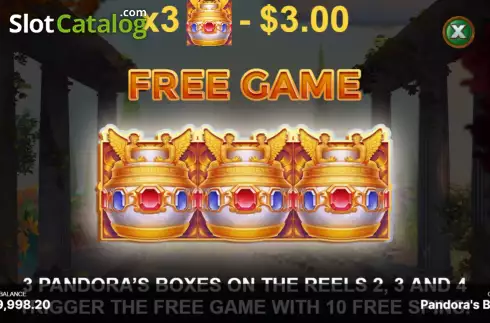 Οθόνη7. Pandora’s Box (Begames) Κουλοχέρης 