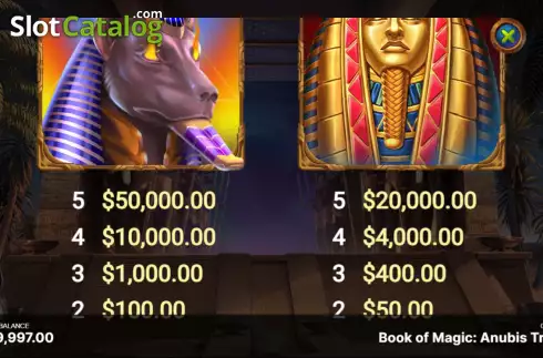 Οθόνη8. Book of Magic: Anubis Trial Κουλοχέρης 