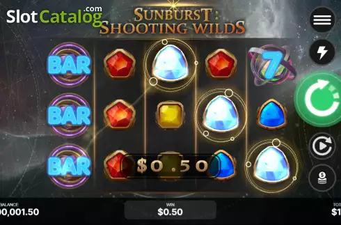 Οθόνη4. Sunburst: Shooting Wilds Κουλοχέρης