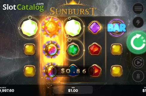 Οθόνη4. Sunburst Κουλοχέρης 