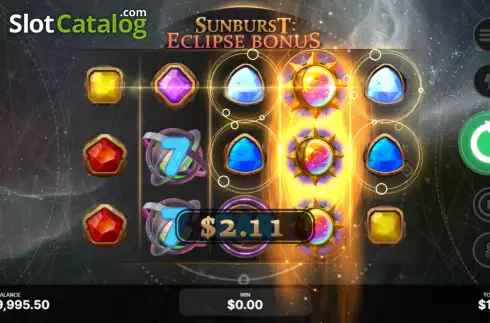 Οθόνη3. Sunburst: Eclipse Bonus Κουλοχέρης