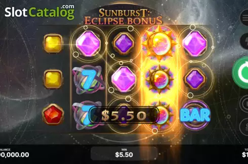 Οθόνη4. Sunburst: Eclipse Bonus Κουλοχέρης