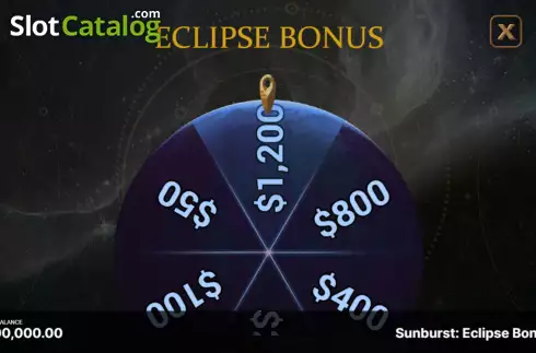 Οθόνη9. Sunburst: Eclipse Bonus Κουλοχέρης