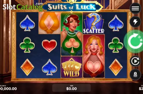Οθόνη2. Suits of Luck Κουλοχέρης 