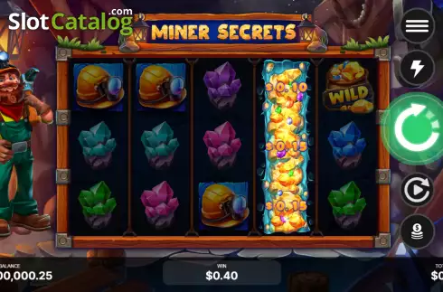 Οθόνη4. Miner Secrets Κουλοχέρης