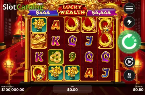 Οθόνη2. Lucky Wealth (Begames) Κουλοχέρης