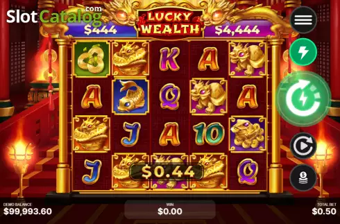 Οθόνη4. Lucky Wealth (Begames) Κουλοχέρης