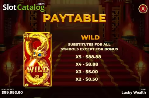 Οθόνη5. Lucky Wealth (Begames) Κουλοχέρης
