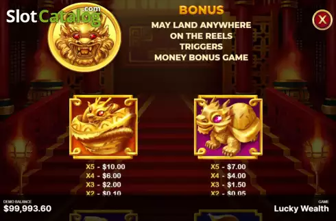 Οθόνη6. Lucky Wealth (Begames) Κουλοχέρης
