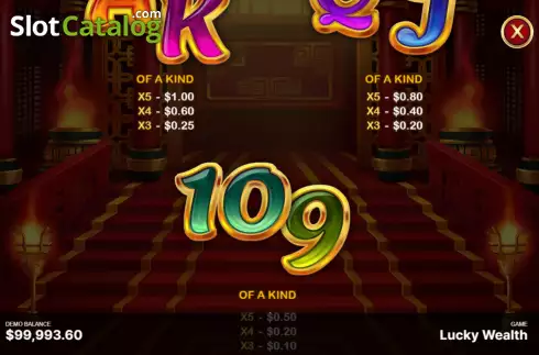 Οθόνη8. Lucky Wealth (Begames) Κουλοχέρης