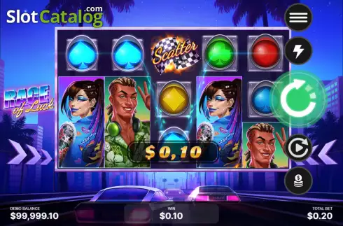 Οθόνη4. Race of Luck Κουλοχέρης