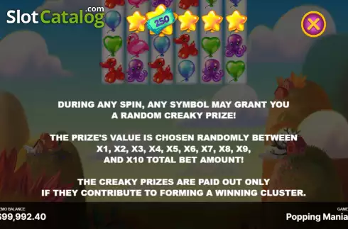 Οθόνη9. Popping Mania Κουλοχέρης 