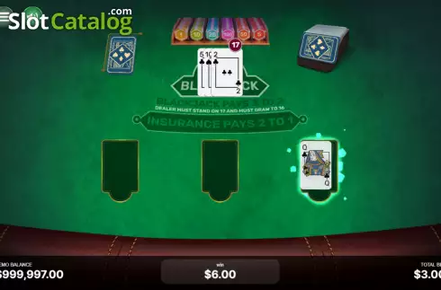 Οθόνη4. Blackjack (Begames) Κουλοχέρης
