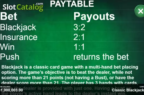 Οθόνη5. Blackjack (Begames) Κουλοχέρης