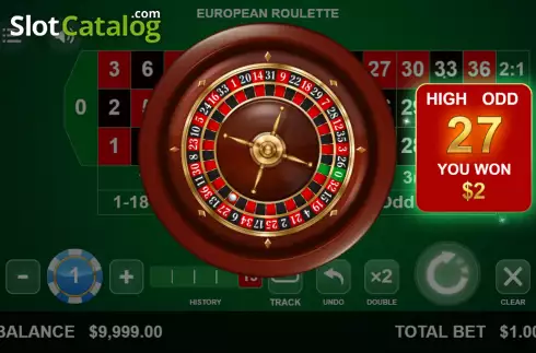 Οθόνη3. European Roulette (Begames) Κουλοχέρης