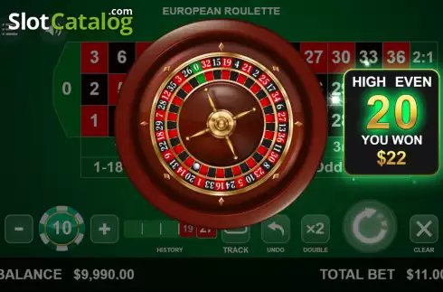Οθόνη4. European Roulette (Begames) Κουλοχέρης