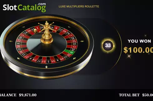 Οθόνη4. Luxe Multipliers Roulette Κουλοχέρης