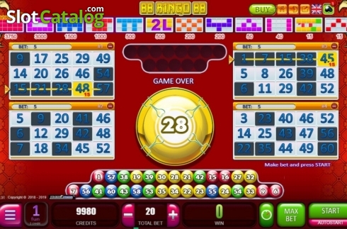 Οθόνη4. 88 Bingo 88 Κουλοχέρης