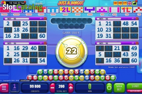 Οθόνη3. Just A Bingo Κουλοχέρης