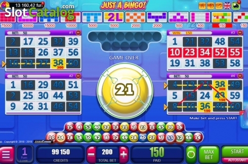 Οθόνη5. Just A Bingo Κουλοχέρης