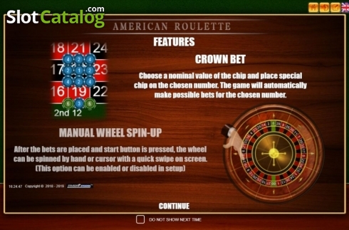 Οθόνη2. American Roulette (Belatra Games) Κουλοχέρης