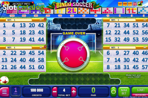 Οθόνη3. Bingo Soccer Κουλοχέρης