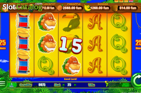 Οθόνη3. Monkey Jackpot Κουλοχέρης