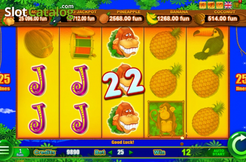Οθόνη4. Monkey Jackpot Κουλοχέρης