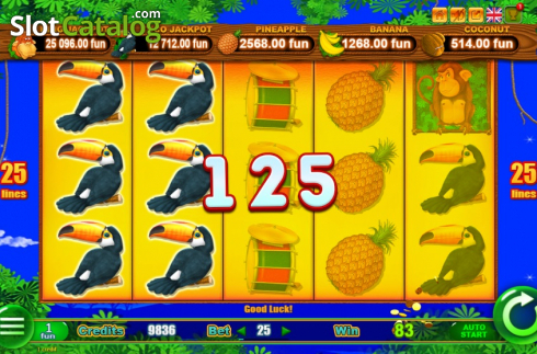 Οθόνη5. Monkey Jackpot Κουλοχέρης