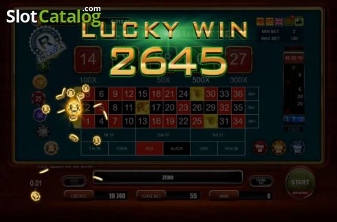 Οθόνη5. Lucky Roulette (Belatra Games) Κουλοχέρης 