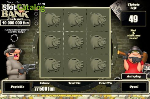 Οθόνη3. Piggy Bank Scratch (Belatra Games) Κουλοχέρης