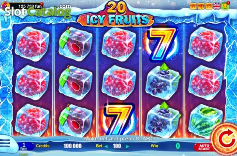 Οθόνη2. Icy Fruits (Belatra Games) Κουλοχέρης