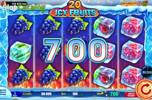 Οθόνη3. Icy Fruits (Belatra Games) Κουλοχέρης