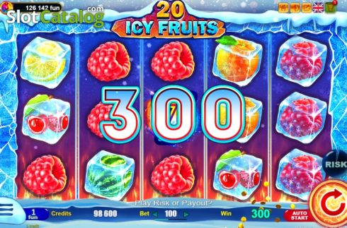 Οθόνη4. Icy Fruits (Belatra Games) Κουλοχέρης