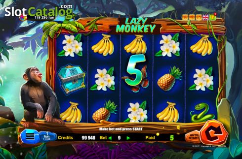 Οθόνη4. Lazy Monkey Κουλοχέρης