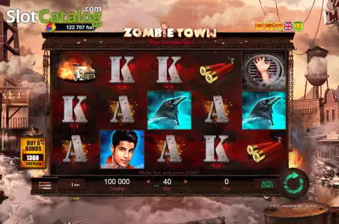 Οθόνη2. Zombie Town Κουλοχέρης